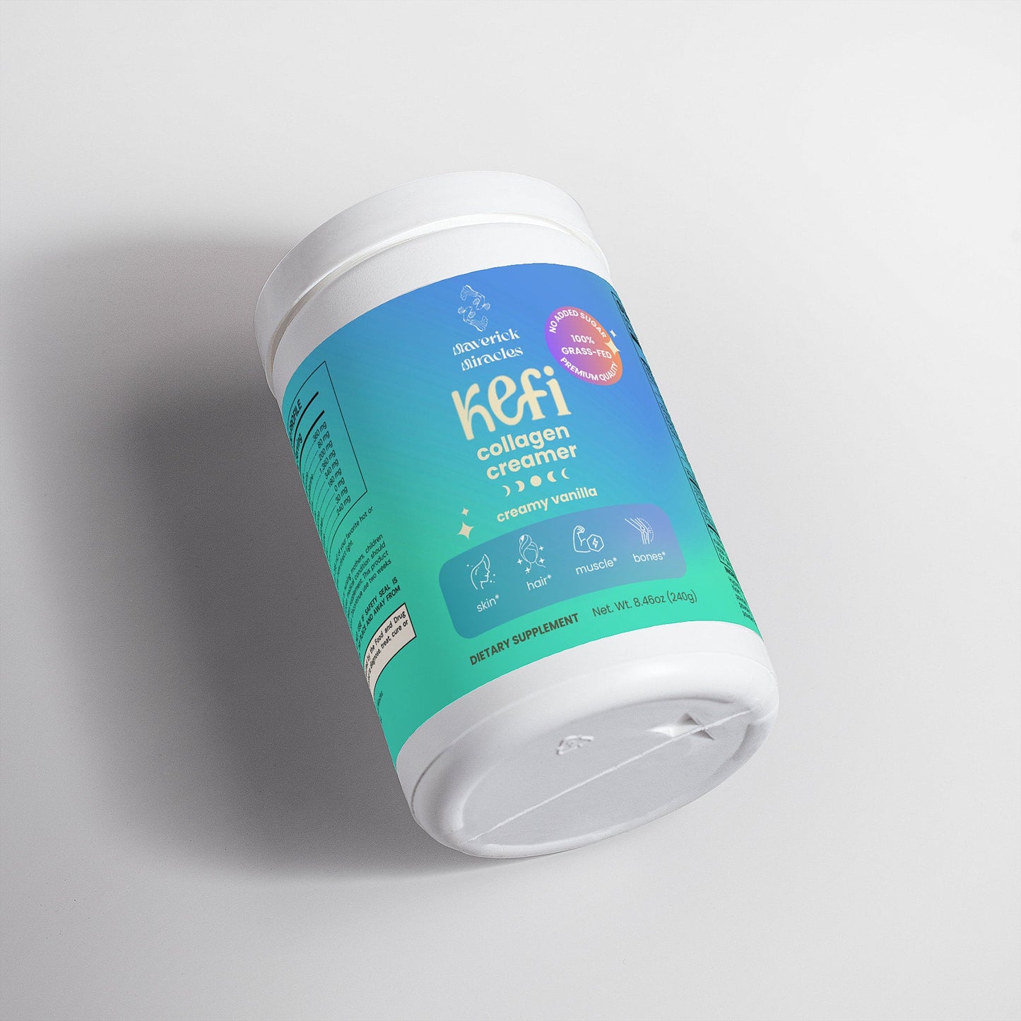 Kefi Collagen Creamer, Pure natural Grass - Fed - Maverick Miracles