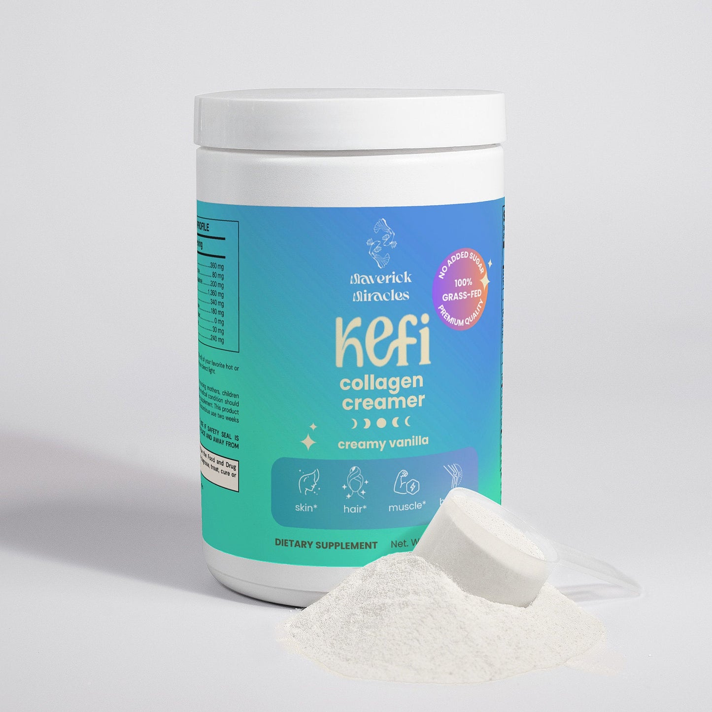 Kefi Collagen Creamer, Pure natural Grass - Fed - Maverick Miracles