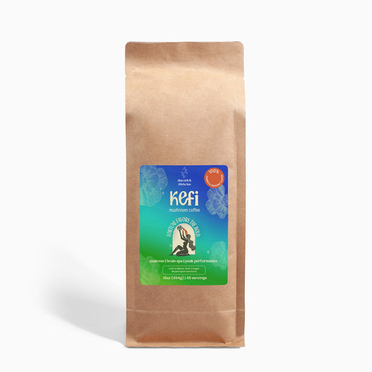 Kefi Coffee - Lion’s Mane & Chaga mushroom Signature Grande - Maverick Miracles
